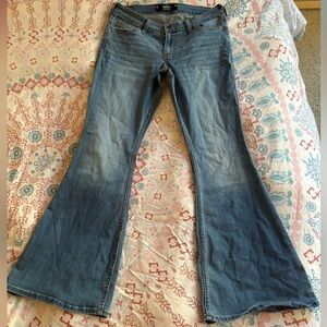 Low rise flare size 8 short jeans.